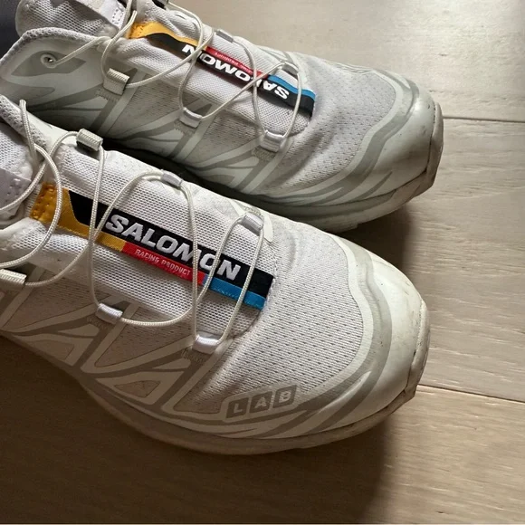 Salomon XT-6 Sneakers in Off White Lunar Rock - Picture 5 of 7